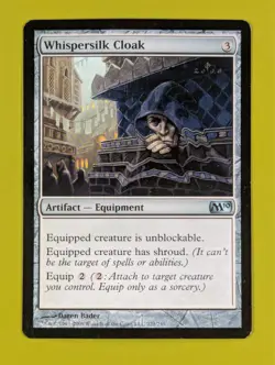 Whispersilk Cloak x1 Magic 2010 M10 1x Magic the Gathering MTG - Image 1
