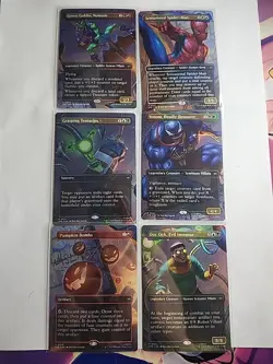 Magic The Gathering Spider Man SPE Foil Lot Of 6 Foils - Image 1