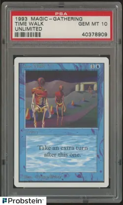 MTG Magic 1993 Time Walk unlimited Power Nine - PSA 10 - Image 1