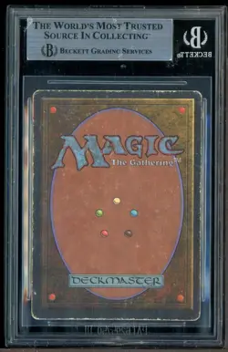 1993 Magic The Gathering MTG Unlimited Mox Sapphire R BGS 4 VG-EX - Image 2