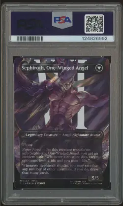 2025 MTG Final Fantasy EN Borderless Surge Foil #0527 Sephiroth PSA 10 GEM MINT - Image 2
