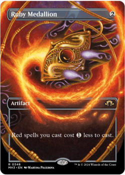 Ruby Medallion (borderless, non-foil) - Image 1