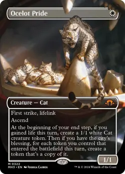 MTG - Ocelot Pride (Borderless) - NM - Image 1