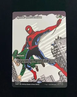 2025 Magic The Gathering MTG Marvel EN M 0034 Heroic Intervention KM035 - Image 1