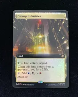 Magic The Gathering MTG Marvel EN SPM Borderless #R 0282 Oscorp lndustries KM035 - Image 1