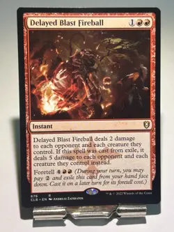 Magic: The Gathering Delayed Blast Fireball CLB 686 ENGLISH NM - Image 1
