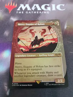 Mtg. Merry, Esquire of Rohan. Foil Showcase. The Lord of the Rings. Nm - Image 1