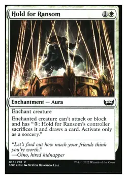 Hold for Ransom (Foil) Streets of New Capenna MTG - NM+ - Image 1