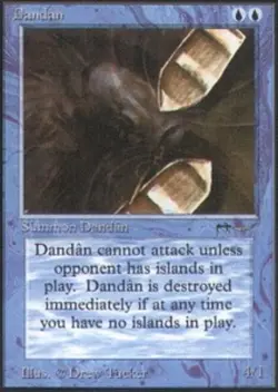 1x Dandan Moderate Play, English Arabian Nights MTG Magic - Image 1