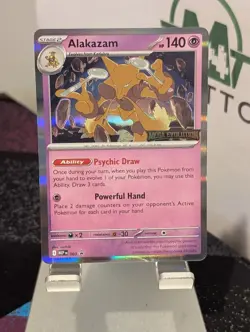 Alakazam 003 [Stamped] MEP: Mega Evolutions Promo English Pokemon Card NM - Image 1