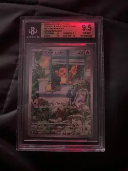 2023 Charmander 44 Black Star Promo Pokemon SV: Obsidian Flames BGS 9.5 GEM MINT - Image 1