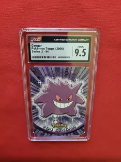 MINT+ Pokemon: Gengar TOPPS series 2 - 94 NonHolo RARE Vintage - CGC 9.5 MINT+ - Image 4
