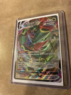 Pokemon TCG Rayquaza VMAX Rapid Strike. Crown Zenith 102/159 Holo Ultra Rare - Image 2