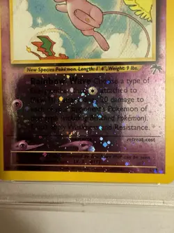 2001 Pokemon Mew Reverse Holo SWIRL Southern Islands Promo 1/18 PSA 9 Mint! WOTC - Image 4