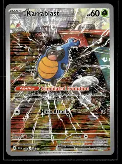 2025 Scarlet & Violet Series - Black Bolt Karrablast Illustration Rare #94 - Image 1