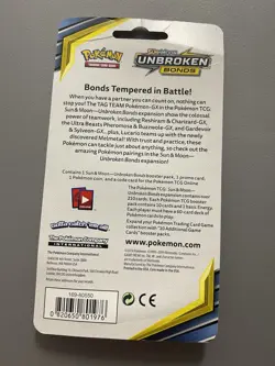 Pokemon Unbroken Bonds Eevee Blister Booster Pack English Sun & Moon | Sealed - Image 2