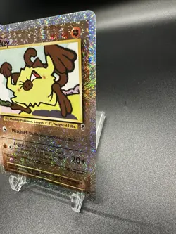 2002 Pokemon Legendary Collection Mankey 81/110 Reverse Holo Rare - WOTC Vintage - Image 3