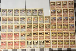 Pokemon TCG Gym Heroes Lot Of 63 Blaine’s Pokemon 1st Edition Good Condition - Image 1