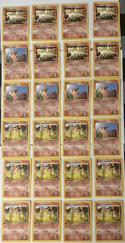Pokemon TCG Gym Heroes Lot Of 63 Blaine’s Pokemon 1st Edition Good Condition - Image 4