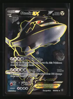 Pokemon STEELIX EX 108/114 Full Art Ultra Rare 2016 XY Steam Siege NM/Near Mint - Image 1