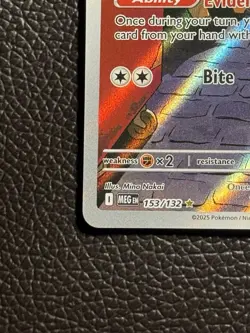 Gumshoos 153/132 Illustration Rare Pokemon Mega Evolution NM - Image 3
