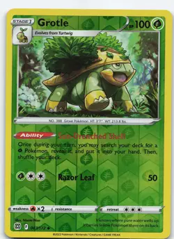 Grotle 007/172 Uncommon Reverse Holo SWSH09: Brilliant Stars NM Pokemon - Image 1