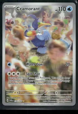 Cramorant - 176/167 Illustration Rare Holo Twilight Masquerade Pokemon TCG NM - Image 1