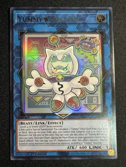 Yu-Gi-Oh! TCG Yummy Snatchy Ultra Rare JUSH-EN022 Justice Hunters 1st Edition NM - Image 1