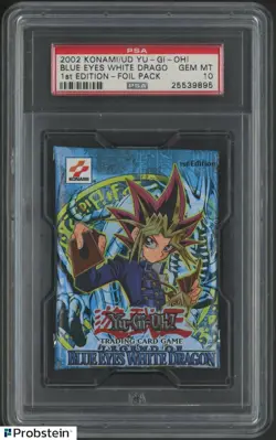 Yu-Gi-Oh! LOB Legend of Blue Eyes White Dragon Booster Pack 1st Edition PSA 10 - Image 1