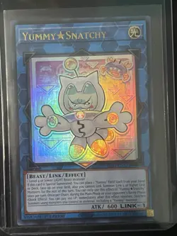 Yummy Snatchy 1st Edition Ultra Rare JUSH-EN022 Yu-Gi-Oh! - Image 1