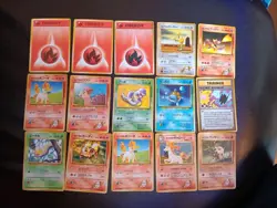 Vtg 1996 Japanese Pokemon Pocket Monsters Card Game (Lot Of 15 Cards) - Image 1