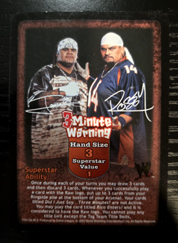 WWE Raw Deal CCG 3 Minute Warning Superstar 7 Card Set - Image 2