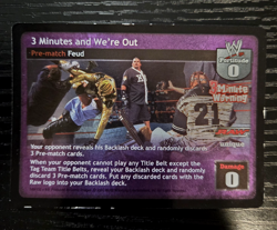 WWE Raw Deal CCG 3 Minute Warning Superstar 7 Card Set - Image 3