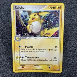 Raichu 12/108 Holo Rare Ex Power Keepers Pokemon Card - Image 1