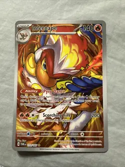 Pokemon TCG Infernape Illustration Rare Card 173/167 Twilight Masquerade Sv06 - Image 1