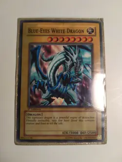 Blue Eyes White Dragon Holo Foil SKE-001 1st Edition Yugioh Trading Card - Image 3