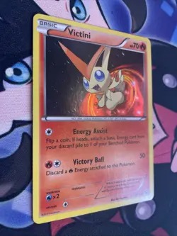 Victini XY189 - Cosmos Holo - XY Black Star Promo - Pokemon Card LP - Image 2