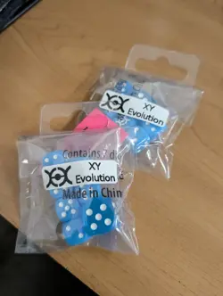 OFFICIAL! XY Evolution Blue Pokemon TCG Card Game Playing Dice! *Free Shipping* - Image 1