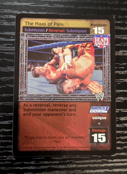 WWE Raw Deal CCG Team Angle Superstar 4 Card Set - Image 3