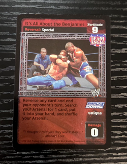 WWE Raw Deal CCG Team Angle Superstar 4 Card Set - Image 4