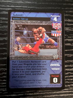 WWE Raw Deal CCG Team Angle Superstar 4 Card Set - Image 5