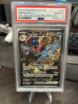 Pokemon TCG Greninja EX 132 Black Star Promo Card PSA 10 - Image 1