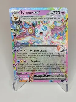 Sylveon ex 086/191 Sv08: Surging Sparks Holo- Double Rare Pokemon TCG Card NM/M - Image 1
