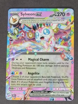 Sylveon ex 086/191 Sv08: Surging Sparks Holo- Double Rare Pokemon TCG Card NM/M - Image 3