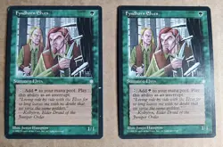 MTG Ice Age - Set of (2) Fyndhorn Elves - EX -Magic the Gathering- Free Shipping - Image 1