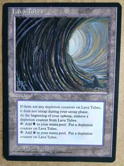 MTG Ice Age - Lava Tubes - NM - Magic the Gathering - Free Shipping - Image 1