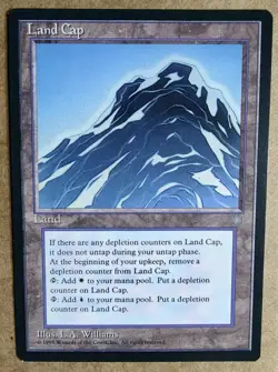 MTG Ice Age - Land Cap - EX+ - Magic the Gathering - Free Shipping - Image 1