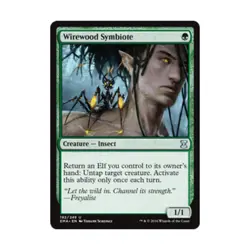 WOTC MTG Eternal Masters Wirewood Symbiote (U) (Foil) NM - Image 1