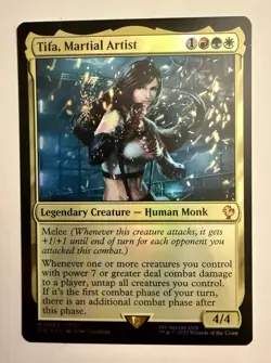Tifa, Martial Artist Foil - FIC 0006 NM - MTG Magic Commander Final Fantasy - Image 1