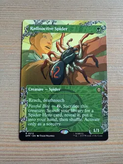 Radioactive Spider - 212 - MTG: Marvel’s Spider-Man - Borderless - Rare -Regular - Image 1